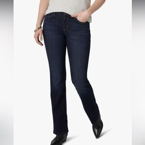 Rock & Republic Women's Vintage Y2K Dark Blue Low-Rise Straight Leg Jeans